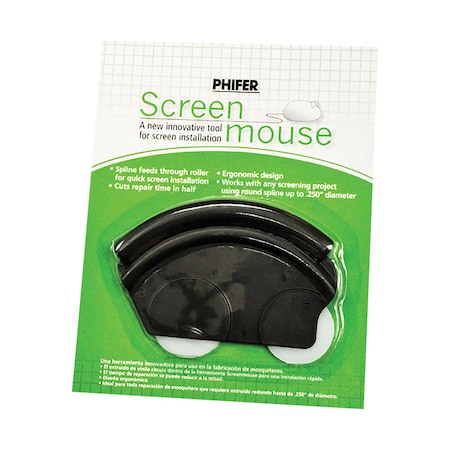 Phifer Phifer Wire Screen Mouse Black Plastic 0 in. L Screen Roller Tool 1 pk 3027440